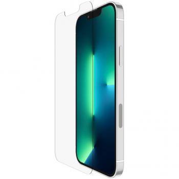 Protector de Pantalla Belkin ScreenForce para iPhone 13/13 Pro - Cristal Templado Antimicrobiano y Resistente a Arañazos
