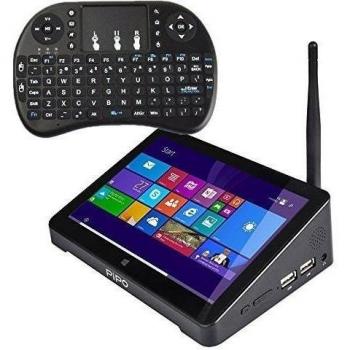 PIPO X8 Tablets Smart Mini PC 7 128x800 Multi Touch PLS Screen with Dual Windows 8.1 and Android 4.4 OS TV Box 2G/32G Intel Atom Quad Core Z3736F WIFI Bluetooth with I8 Wireless Keyboard