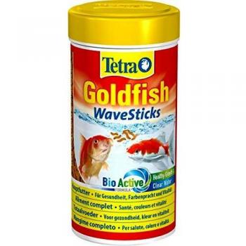 Alimento Completo para Peces Rojos Tetra Goldfish Wave Sticks 90 g - 250 ml
