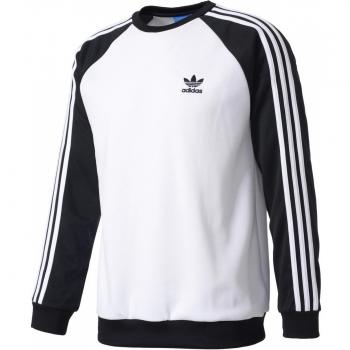 adidas Sst Crew Sudadera, Hombre, Blanco