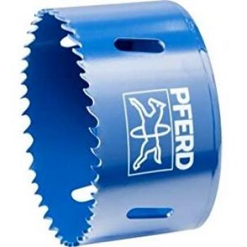 Pferd Sierra de calar HSS LS-76, corona de sierra de alta velocidad (HSS), diámetro de 76 mm, profundidad de corte de 31 mm, adecuada para acero y madera