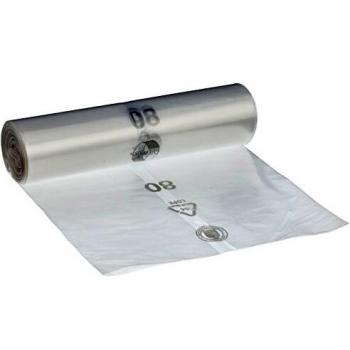 Bolsa de basura DEISS PREMIUM 70 litros, translúcido, tipo 60