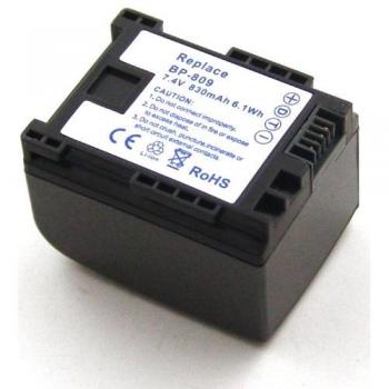 AccuCell - Batería para Canon BP-809 con indicador de Minutos restantes