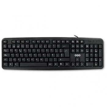 OQO-T001-U Teclado USB QWERTY Español Negro