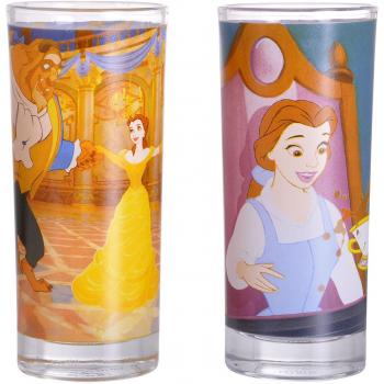 Vidrios de la belleza y la bestia juego de 2 300 ml de Disney