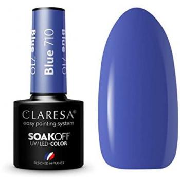 Claresa Esmalte Semipermanente Soak Off 710 Blue - UV esmalte de uñas 5 ml