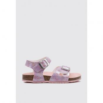 Pablosky - Sandalias de niña 428480 Rosa de materiales reciclados con hebilla