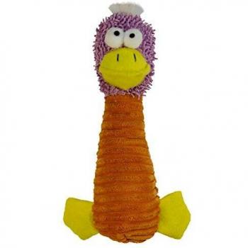 Peluche de Pato Naranja para Mascotas, 27 cm