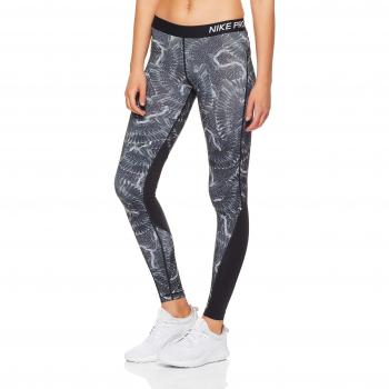 Nike Chain Feather Mallas, otoño/Invierno, Mujer, Color Wolf Grey/Black, tamaño Large