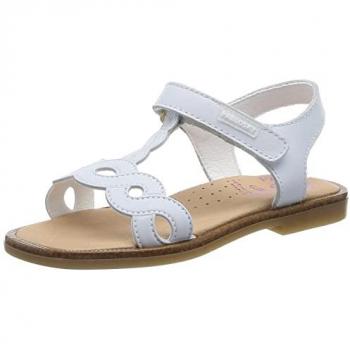 Sandalias Abiertas de Piel Blanca para Niña Pablosky 419600