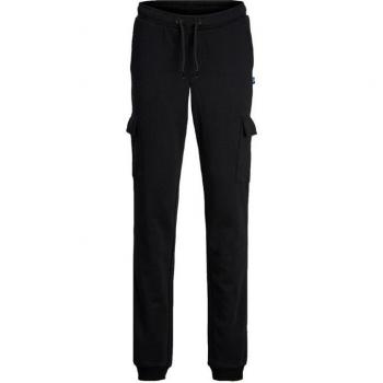 Jack & Jones Junior Cargo Sweatpants Black Slim Fit