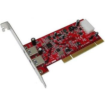 Kalea Informatique - Tarjeta de controlador PCI USB 3.0 SuperSpeed, con 2 puertos, gama profesional, componentes de alta calidad, controladores preinstalados para Windows, Mac y Linux