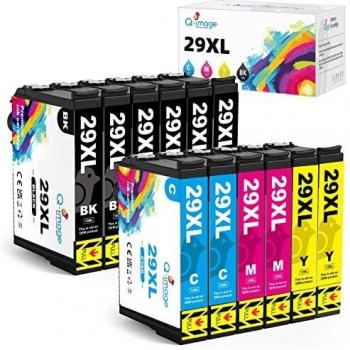 Q-image 29XL Cartucho de Tinta Compatible para Epson 29 XL para Epson Expression Home XP-235 XP-245 XP-247 XP-255 XP-342 XP-332 XP-335 XP-345 XP-355 XP-432 XP-435 XP-442