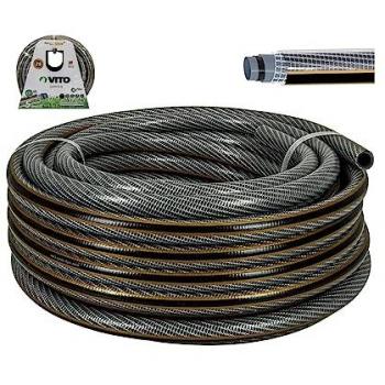 Manguera de riego profesional flexible Ø 19mm, 20 metros, 5 capas, 20 bares, anti torsión y resistente a los rayos UV