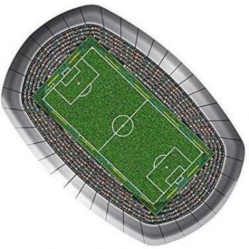 Fútbol Plato Party de 18 X 27 cm