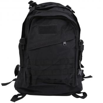 Mochila - SODIAL(R)Al aire libre 40L 600D tela de Oxford impermeable Mochila bolso tactico del camuflaje de militar de ACU de deportes viaje senderismo Bolsa de color negro