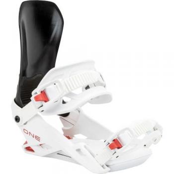 Fijaciones de Snowboard Nitro ONE Unisex Negro/Blanco/Rojo Talla L