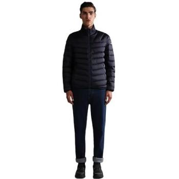 Napapijri Men's Aerons High Neck Padded Jacket - Dark Blue, Regular Fit