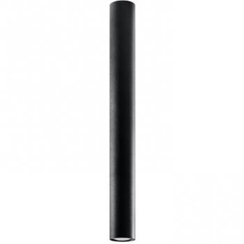 Aplique de techo Lagos 60 negro GU10 con iluminación LED para interiores