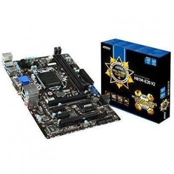 MSI H81M-E35-V2 Intel LGA1150 H81 GBE Micro-ATX Placa base