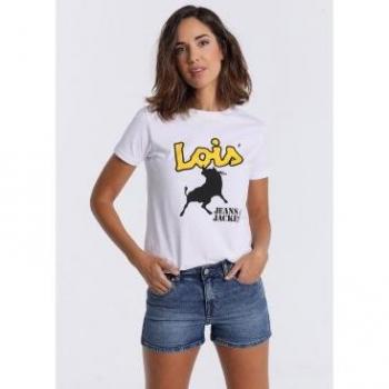 Short Tejano de Caja Baja en color marino de la marca Lois Jeans