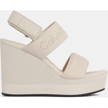 Sandalia con cuña Calvin Klein Jeans para mujer, diseño de plataforma con cierre adherente