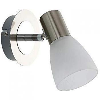 Foco LED Kamiran con pantalla de vidrio, 1 luz