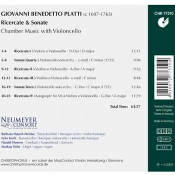 Platti: Ricercate & Sonate