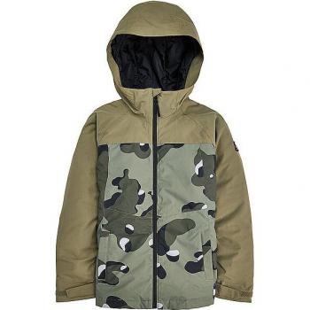 Chaqueta con capucha Burton Lodgepole verde infantil - XL