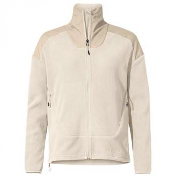 VAUDE Women's Mineo II Full Zip Fleece Jacket - Ecru - Size 42