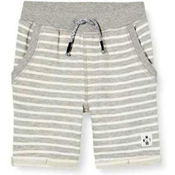 NAME IT Nmmfariko Sweat Long Shorts UNB Pantalones Cortos, Grey Melange, 98 para Niños