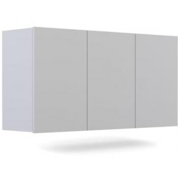 Aparador de pared 3 puertas estratificado blanco Dallyn