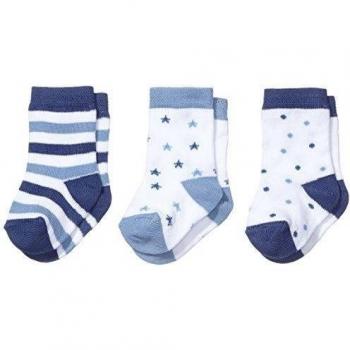 Twins Kleink. J Strümpfe, 3er-Pack - Calcetines para niños, color blau 113, talla 19