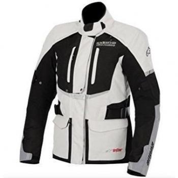 Alpinestars Stella Andes Drystar - Chaqueta de mujer para moto, color gris y negro nuevo