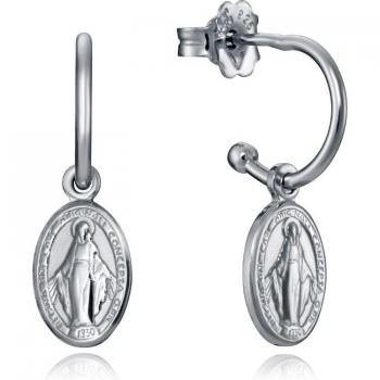 Pendientes Viceroy Trend de Plata de Ley con Colgantes Ovales