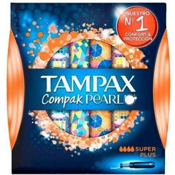 TAMPAX COMPAK PEARL SUPER PLUS 18 UNIDADES
