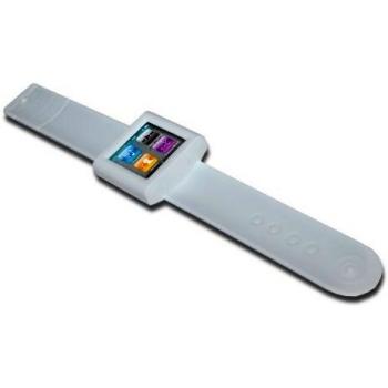 Caso Pulsera Pulgares Arriba Snaletwht Para El Blanco Apple Ipod Nano