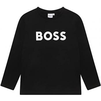 Camiseta de Manga Larga BOSS Niños Color Negro Talla 12