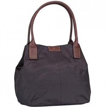 Tom Tailor Acc MIRI Shopper, beige 10721 29 - Bolso de asas de nailon para mujer, color marrón, talla 44 x 18 x 27,5 cm
