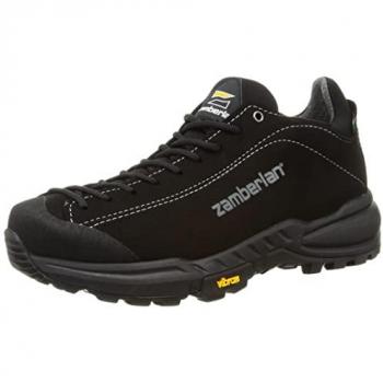Zamberlan 217 Free Blast GTX Suede Leather Men's Hiking Shoes - Black Waterproof Trekking Footwear