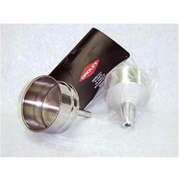 Oroley - Componente de Repuesto para Cafetera Italiana, Embudo de Aluminio, Capacidad 1 Taza