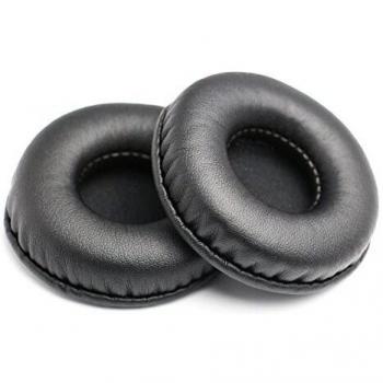 Almohadillas de Repuesto Almohadillas de Cuero para los oídos Kit de para la mayoría de los Modelos de Auriculares: diámetro Universal 65MM
