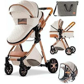 Sillas de paseo Cochecito de bebé Cochecito de bebé reclinable Cochecito de bebé plegable Cuna de bebé Cochecito de recién nacido