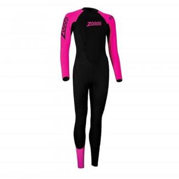 Traje neopreno Zoggs Ow Explorer FS 3.2.2 manga larga negro rosa mujer - S