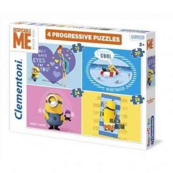 Puzzle Clementoni Minions 12+20+24 piezas