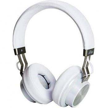 Auriculares Inalámbricos Bluetooth dFlow One, 14 Horas de batería, Auriculares con micrófono, Auriculares de Diadema, Sonido Deep Bass, Acabados en Piel Sintética y Aluminio