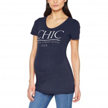 MAMALICIOUS Mlellie S/S Jersey Top a. V, Camiseta Premamá Para Mujer