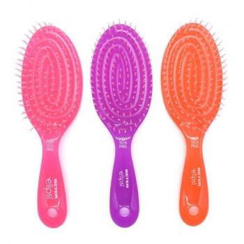 Cepillo desenredante Elipsi XS - Beter, con tecnología High Tech, diseño ergonómico, cerdas flexibles que evitan el daño del cabello y tamaño compacto ideal para llevar en el bolso