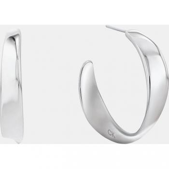 Pendientes de aro Ethereal Metals de acero Calvin Klein