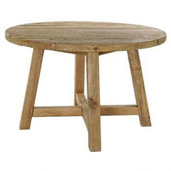 Mesa de Comedor DKD Home Decor Natural Pino 120 x 120 x 76 cm